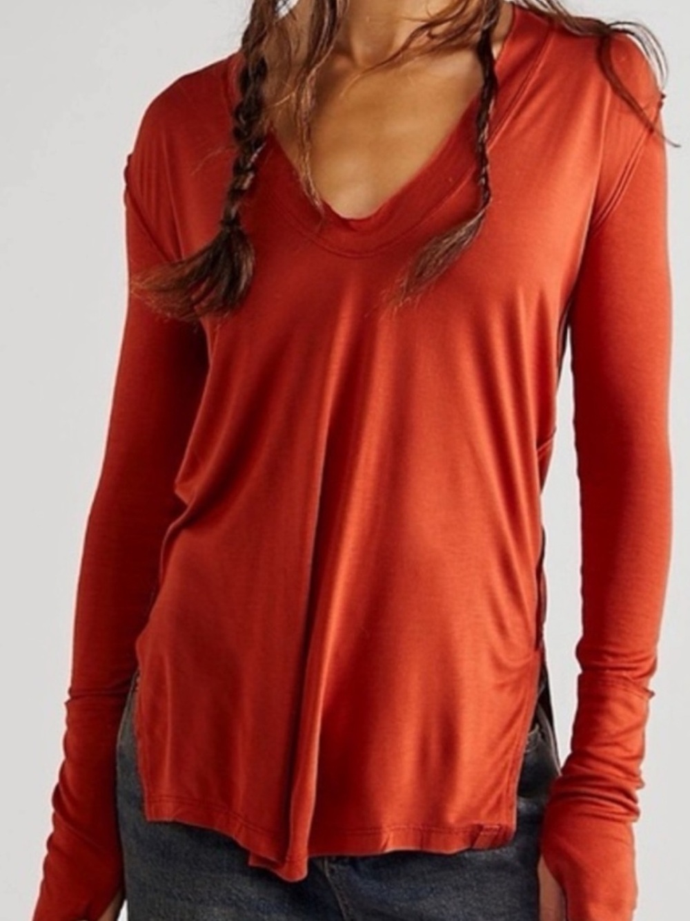 Free People We the Free Fresh N Clean Long Sleeve Top